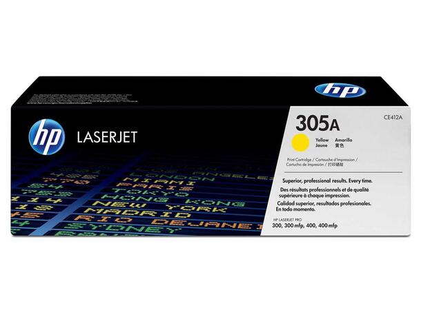 Toner HP 305A gul LaserJetPro 400 color CE412A 300 color M351 M375 MfP Pro 400 M 